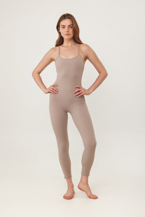 PEARL BEIGE LONG LENGTH ONESIE