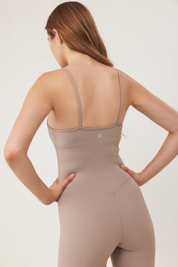 PEARL BEIGE LONG LENGTH ONESIE