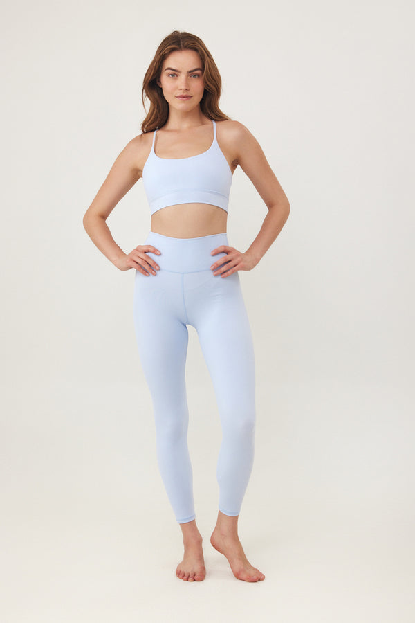 SKY BLUE HIGH WAIST LEGGINGS