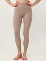 PEARL BEIGE HIGH WAIST LEGGINGS