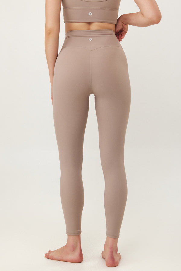 PEARL BEIGE HIGH WAIST LEGGINGS