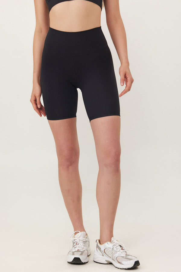 BLACK BIKER SHORTS