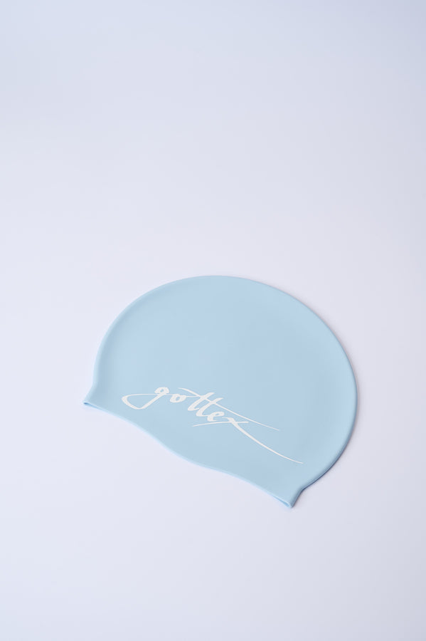 Silicone Swim Cap – Light Blue