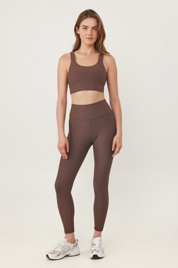ESPRESSO RIBBED HIGH WAIST LEGGING
