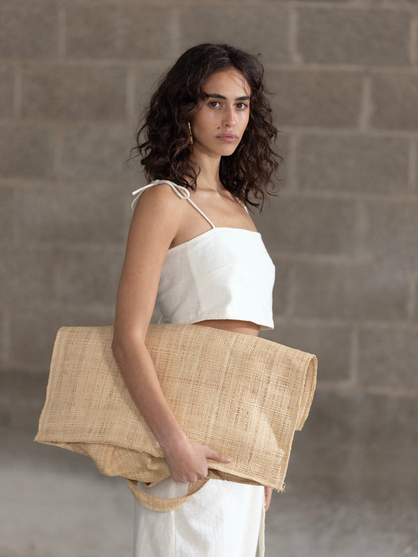PAROS CROP TOP IN CREAM