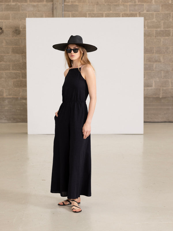 SORRENTO JUMPSUIT IN BLACK