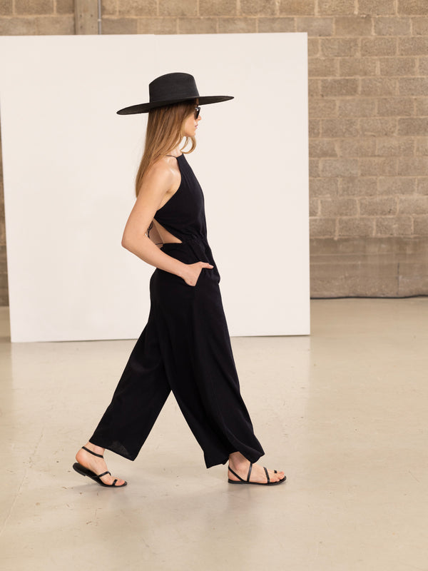 SORRENTO JUMPSUIT IN BLACK
