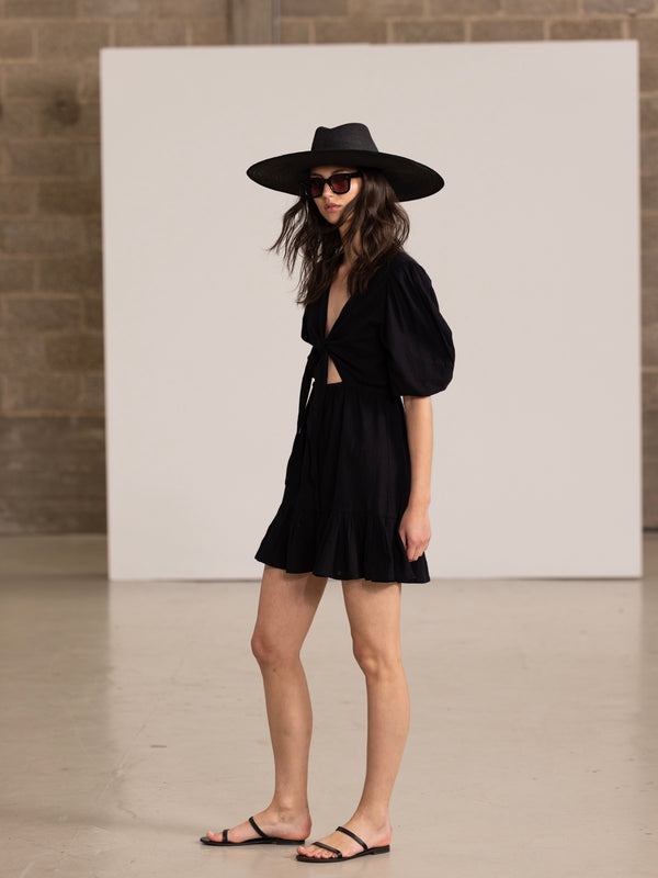 SORRENTO MINI DRESS IN BLACK