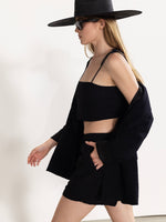 SORRENTO CROP TOP IN BLACK