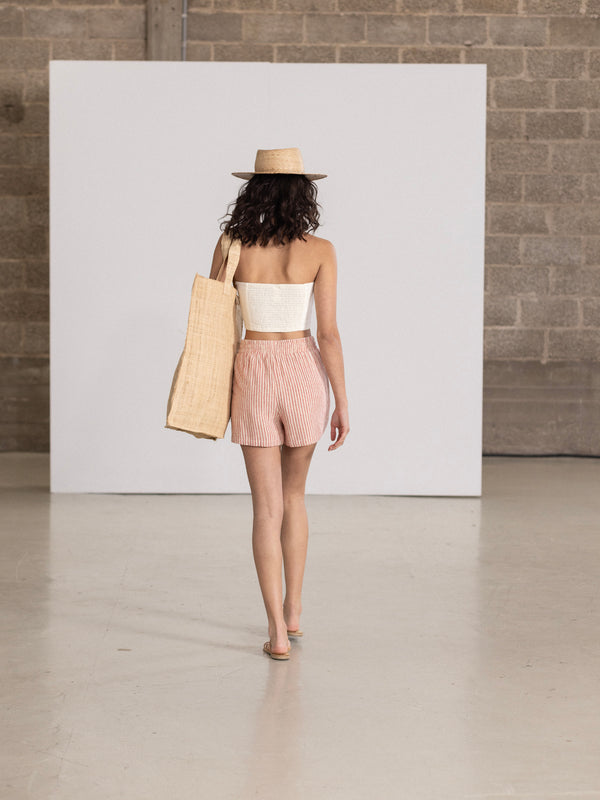 SORRENTO TUBE TOP IN CREAM