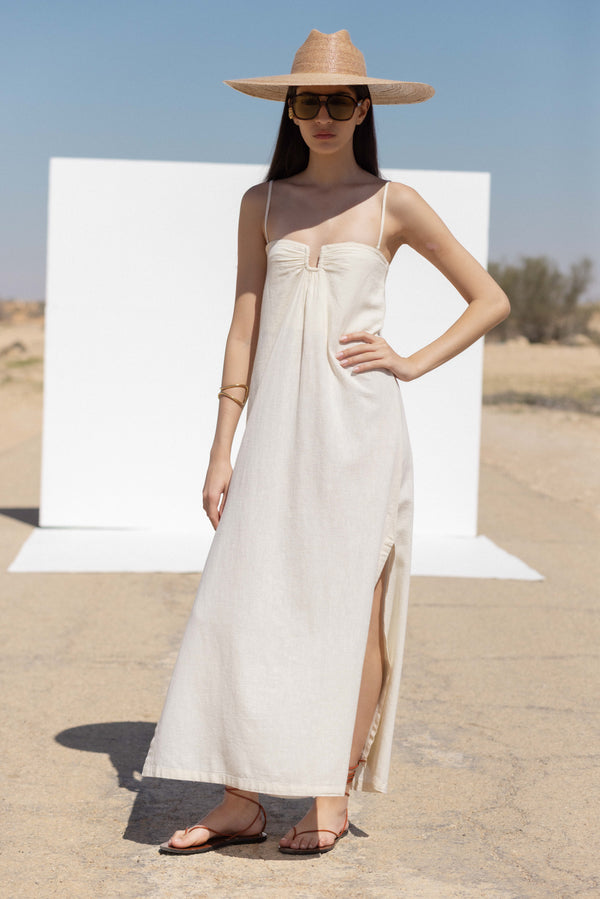 SORRENTO MAXI DRESS IN CREAM