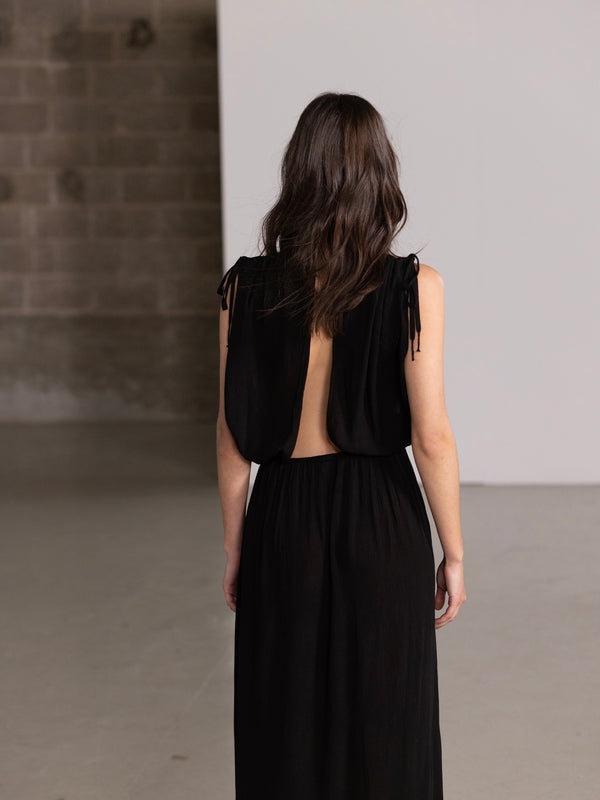 MARRAKECH MAXI DRESS IN BLACK
