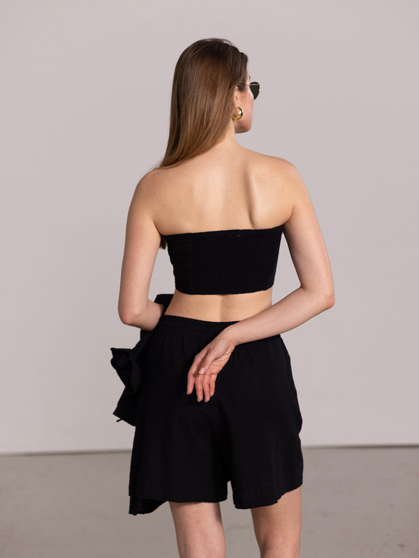 SORRENTO BERMUDA SHORTS IN BLACK