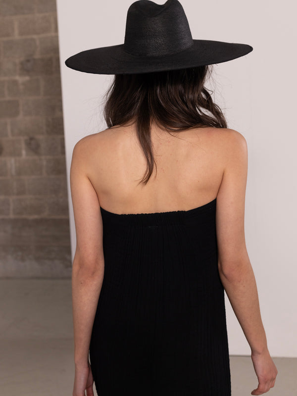 OASIS STRAPLESS MAXI DRESS IN BLACK