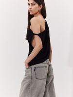MARRAKESH OFF THE SHOULDER TOP IN BLACK