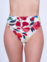 GOTTEX GARDEN DREAM HIGH WAIST BIKINI BOTTOM - WHITE