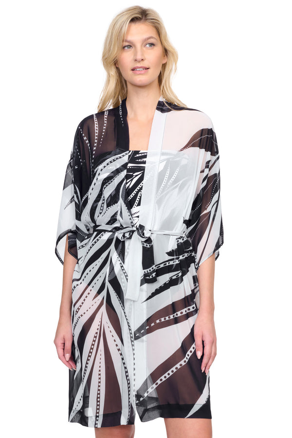 GOTTEX NATURES BEAUTY BELTED KIMONO