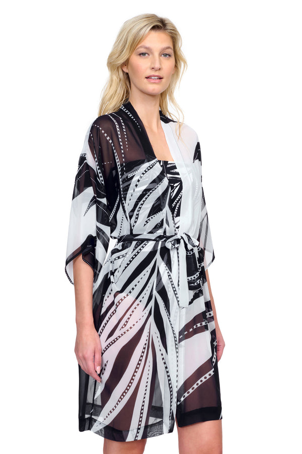 GOTTEX NATURES BEAUTY BELTED KIMONO