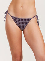 LUMA RETRO TOUCH SIDE TIE TRIANGLE BIKINI BOTTOM