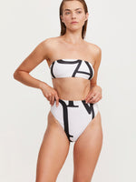 LUMA SIGNATURE BANDEAU TUBE BIKINI TOP - BLACK