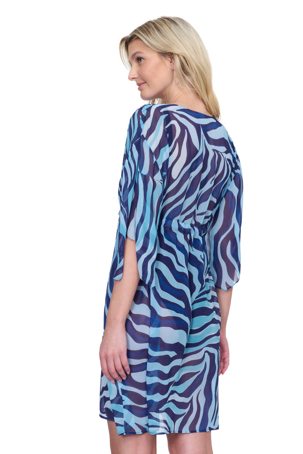 GOTTEX WILDEST DREAMS BEACH DRESS - BLUE