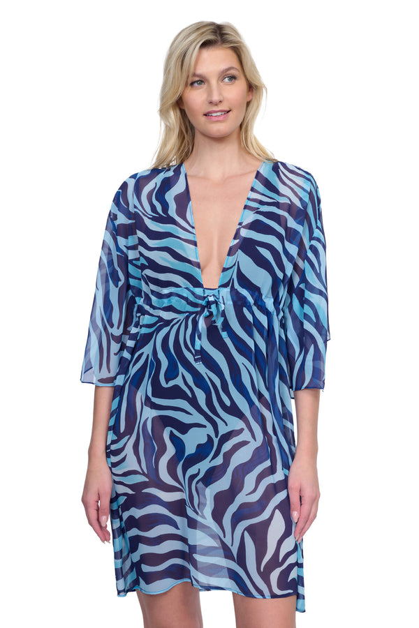 GOTTEX WILDEST DREAMS BEACH DRESS - BLUE