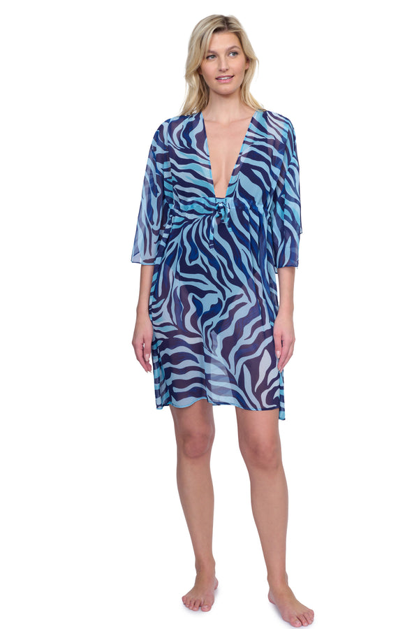 GOTTEX WILDEST DREAMS BEACH DRESS - BLUE