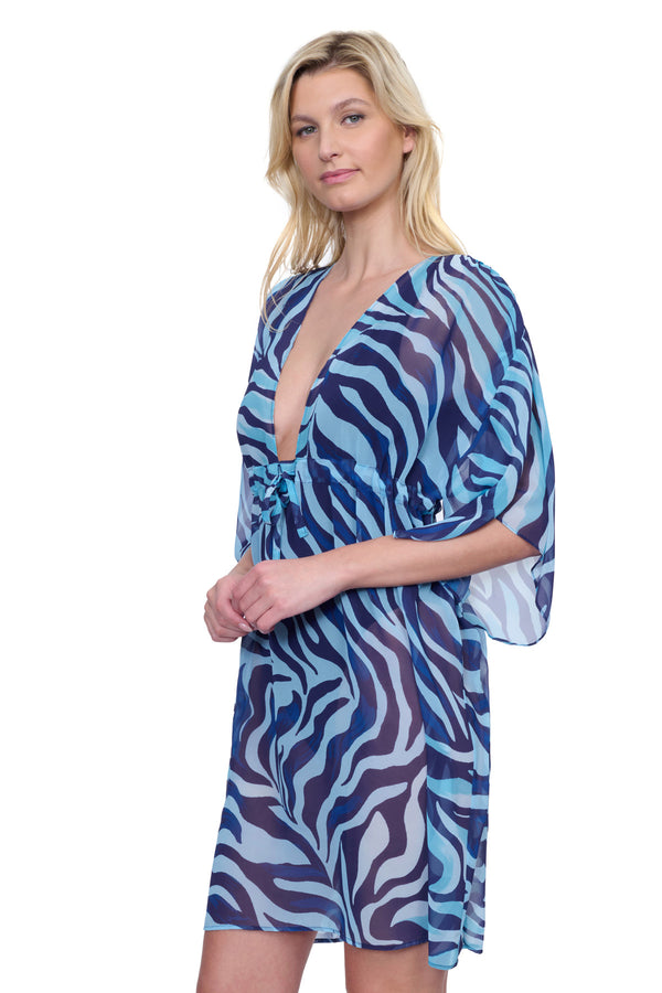GOTTEX WILDEST DREAMS BEACH DRESS - BLUE