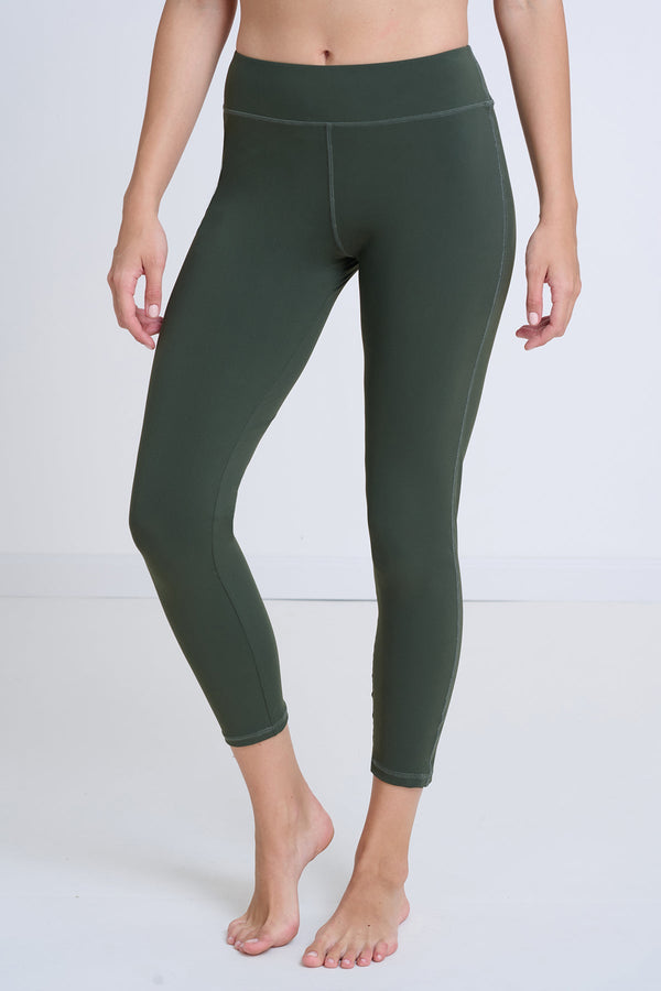 GOTTEX MODEST LONG LYCRA SWIM PANTS IN KHAKI