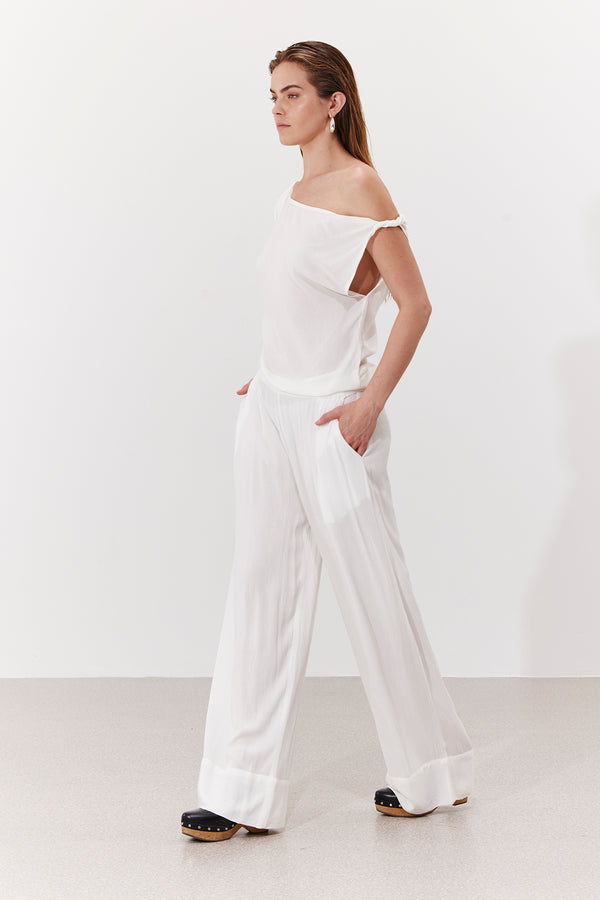 MARRAKESH OFF THE SHOULDER TOP IN WHITE