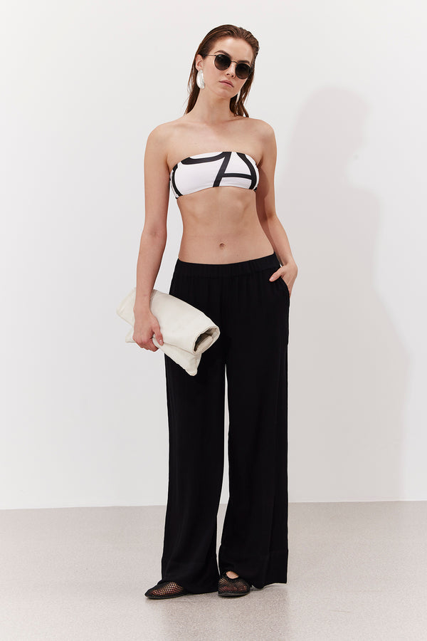 MARRAKESH WIDE-LEG PANTS IN BLACK