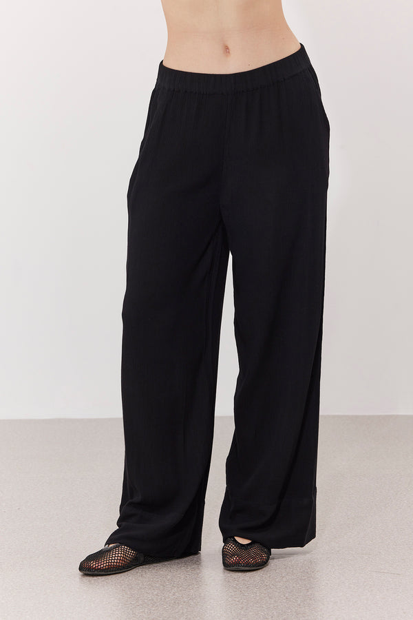 MARRAKESH WIDE-LEG PANTS IN BLACK