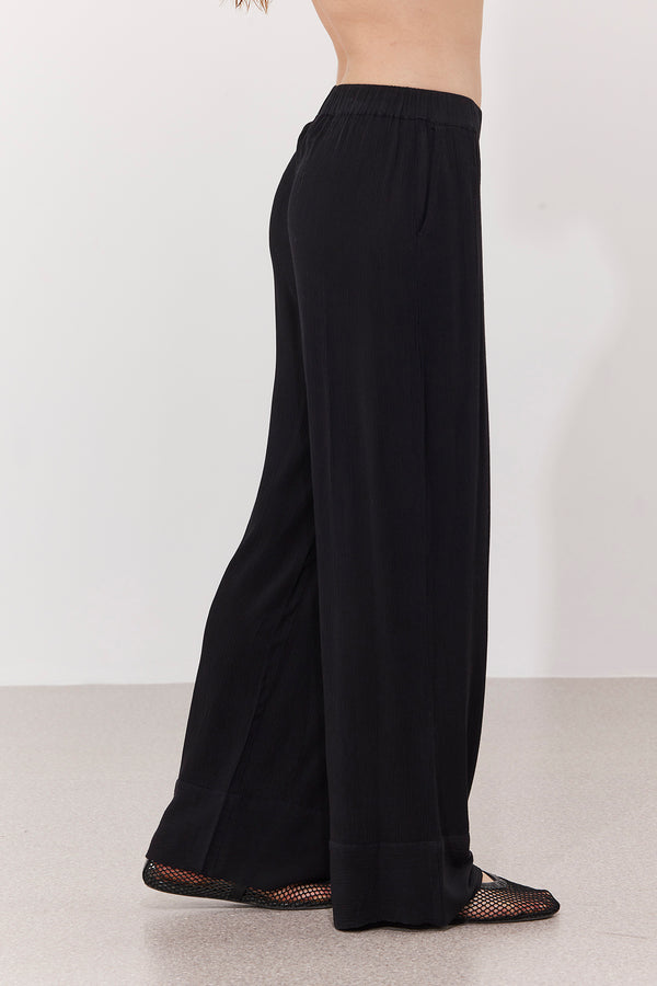MARRAKESH WIDE-LEG PANTS IN BLACK