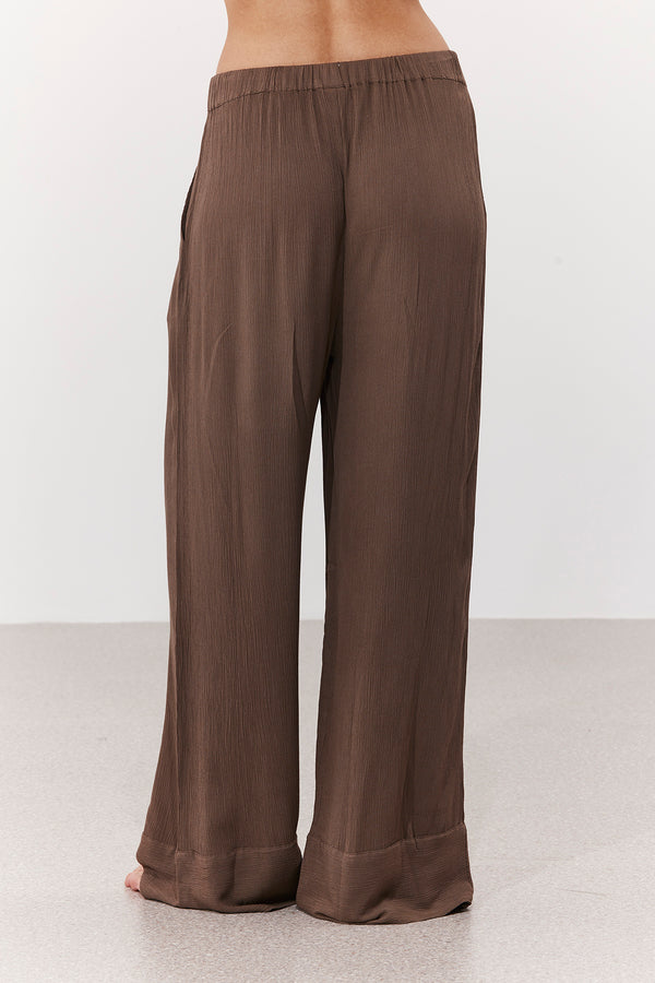 MARRAKESH WIDE-LEG PANTS IN KHAKI