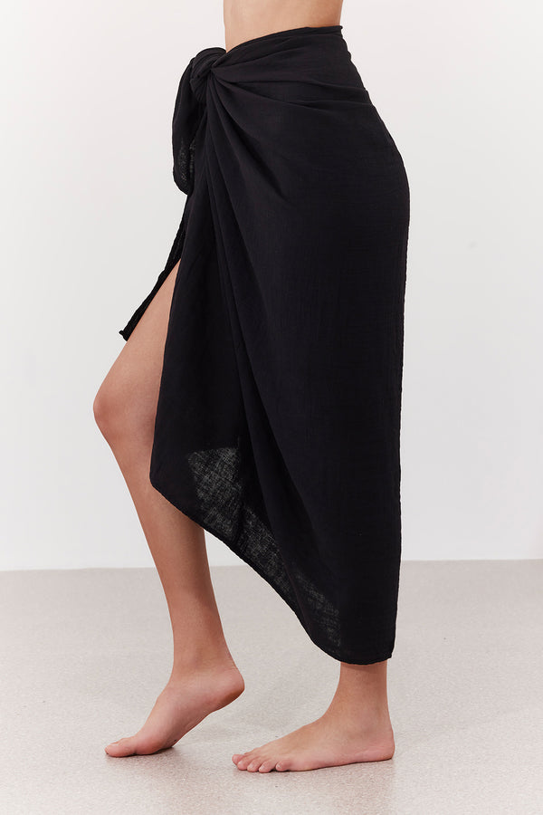 OASIS BLACK PAREO