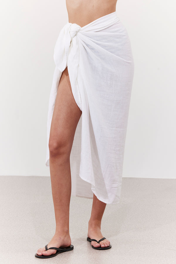 MARRAKECH WHITE PAREO