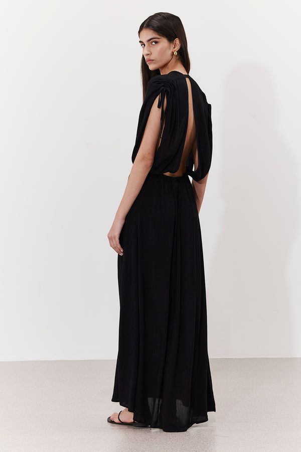 MARRAKECH MAXI DRESS IN BLACK