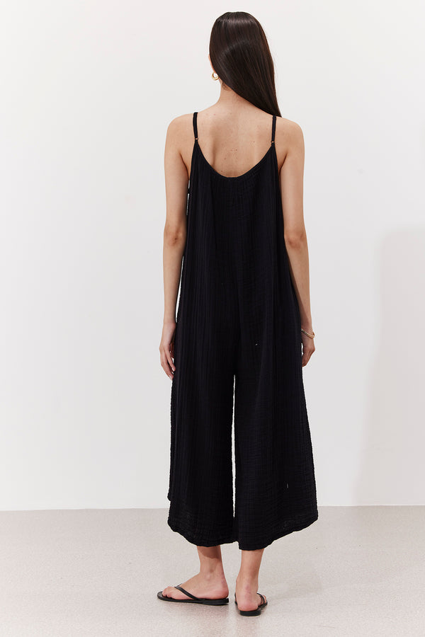 OASIS PLAYSUIT IN BLACK