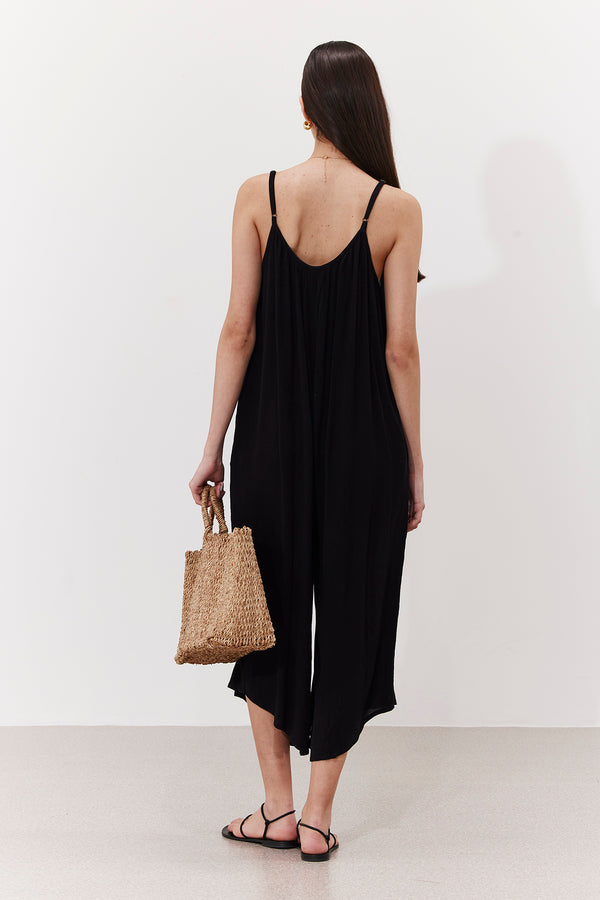 MARRAKECH PLAYSUIT IN BLACK