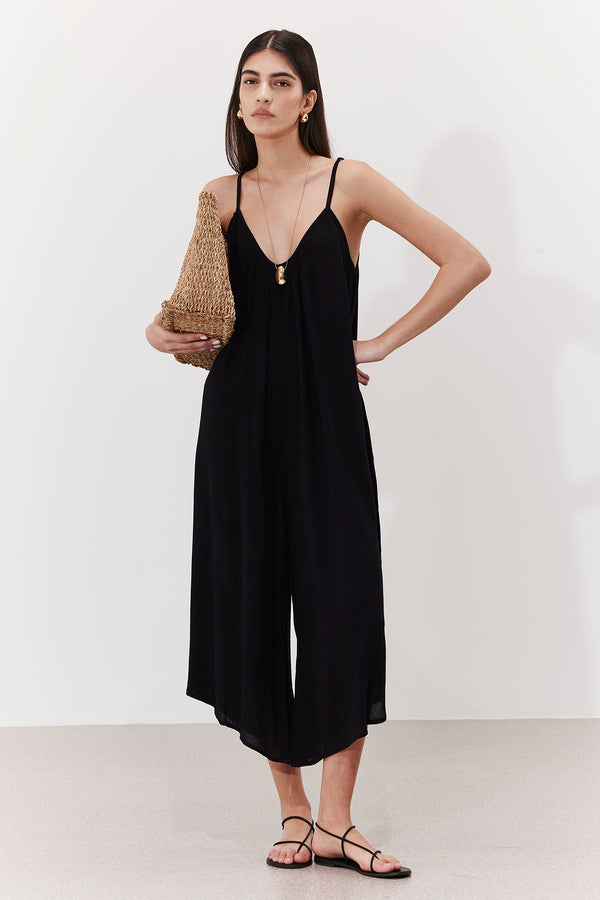 MARRAKECH PLAYSUIT IN BLACK