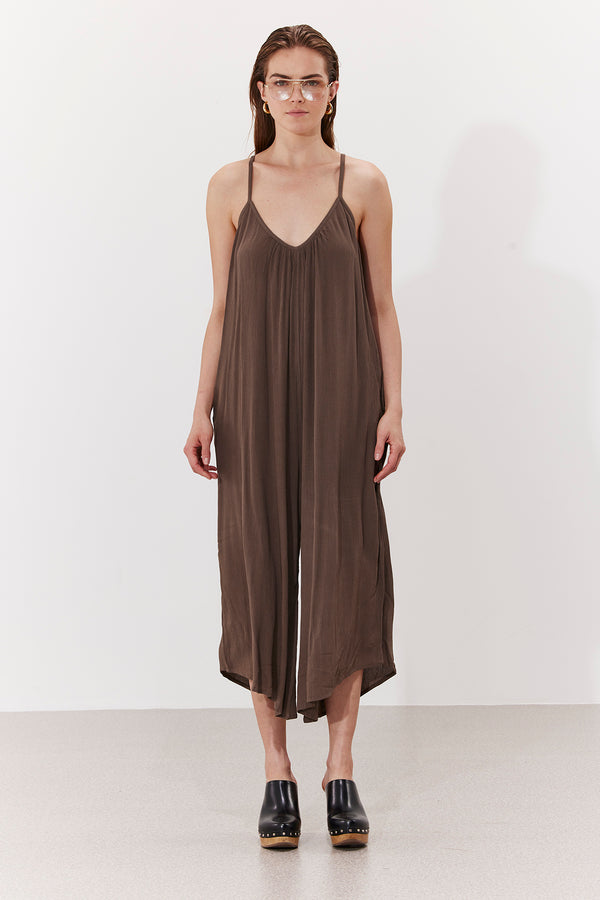 MARRAKECH PLAYSUIT IN KHAKI