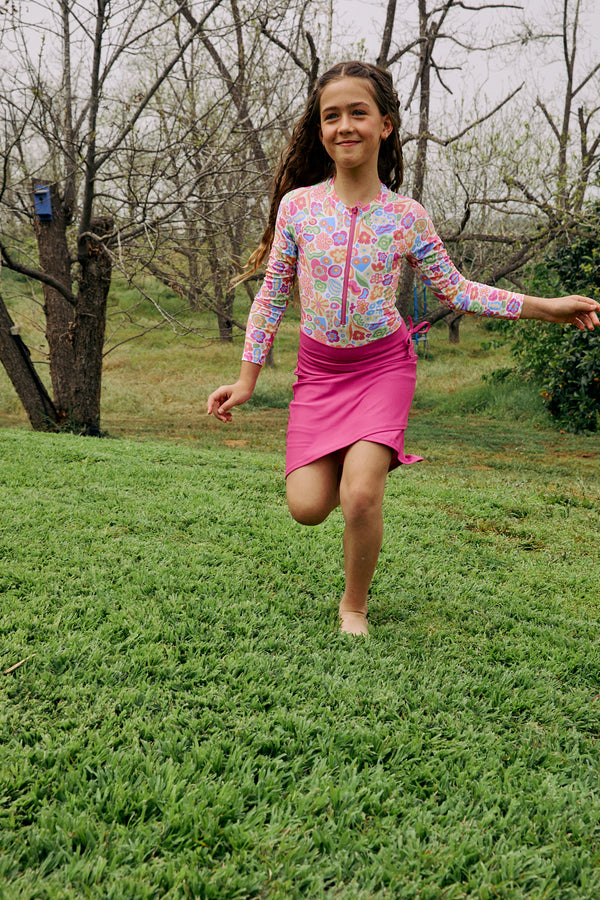 GIRLS PINK SKIRT