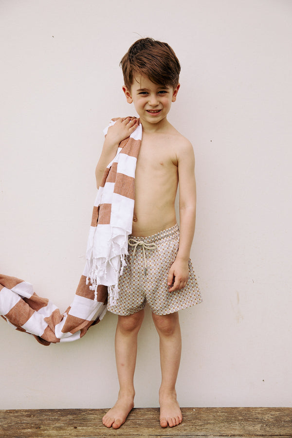 FLIRTT VACATION MODE BOYS SWIM SHORTS