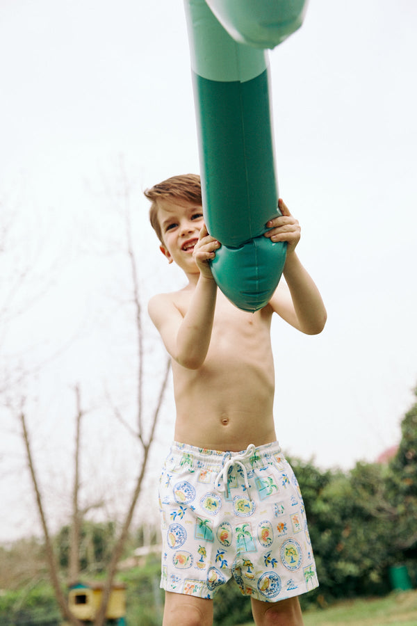 FLIRTT VACATION MODE BOYS SWIM SHORTS