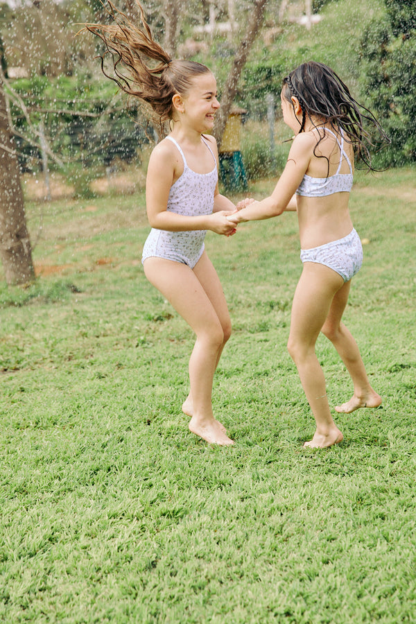 GIRLS SWIMSUIT IN BLUE