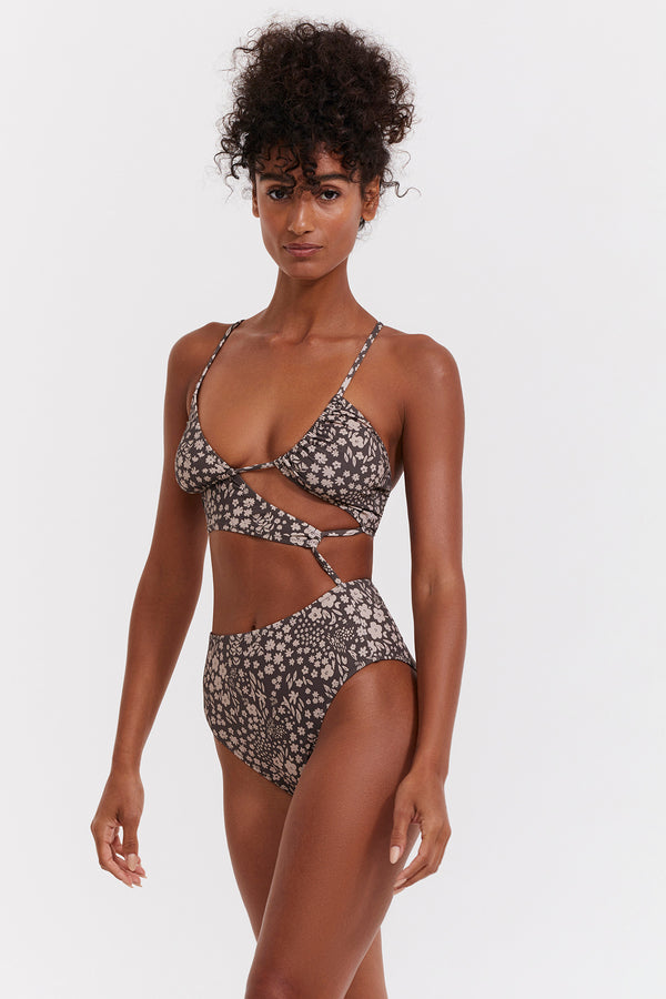 BELLA FLORA CUT OUT ONE PIECE