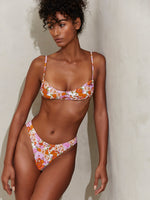 VINTAGE FLORALS LOW RISE BIKINI BOTTOM