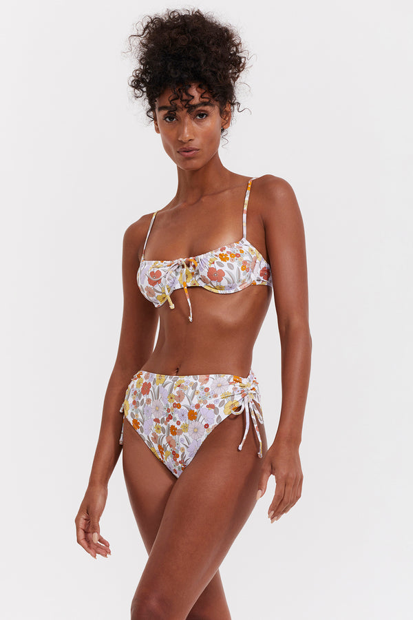 BOTANIC PARTY UNDERWIRE BIKINI TOP WITH FRONT TIE