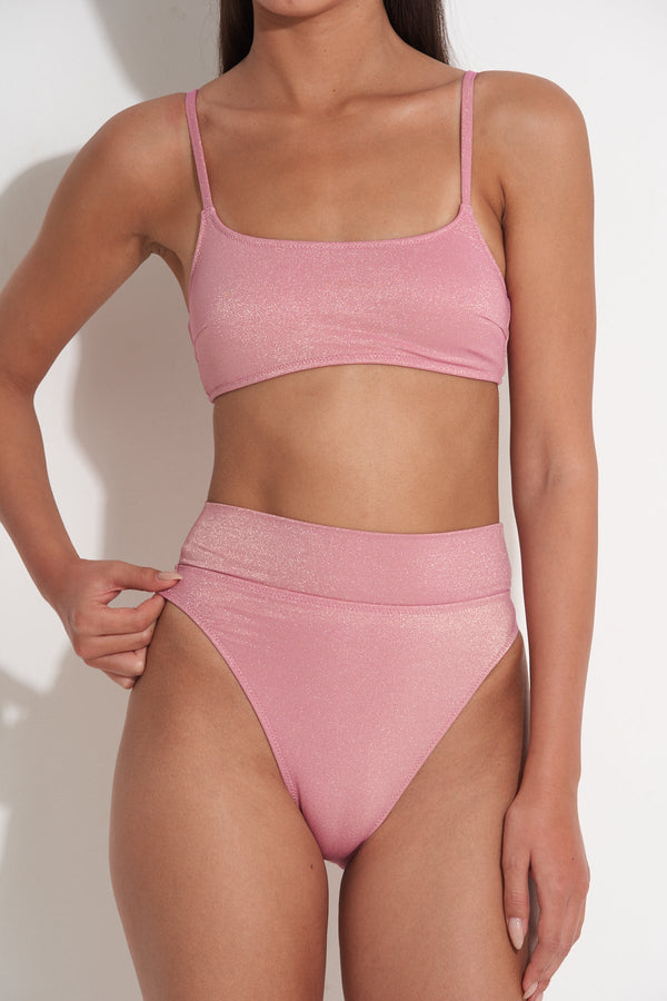 PILPEL BRALETTE IN PINK LUREX