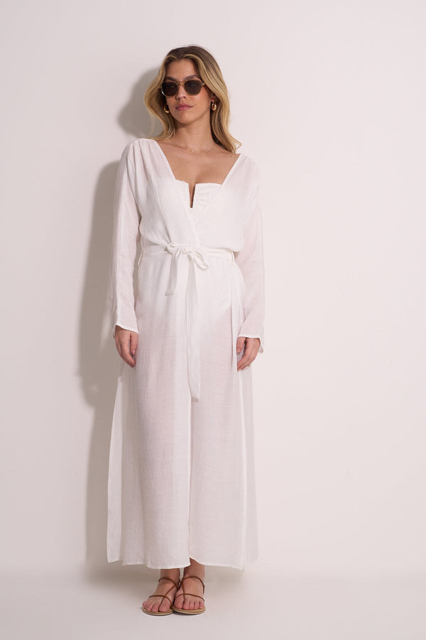 KIMONO BEACHWEAR - WHITE